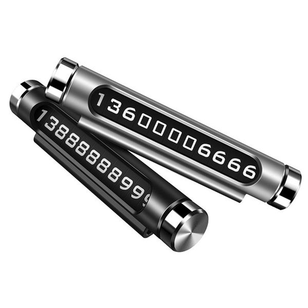 

interior decorations promoted luminous car temporary parking card rotatable telephone number plate styling promotion magnetic adsorption des