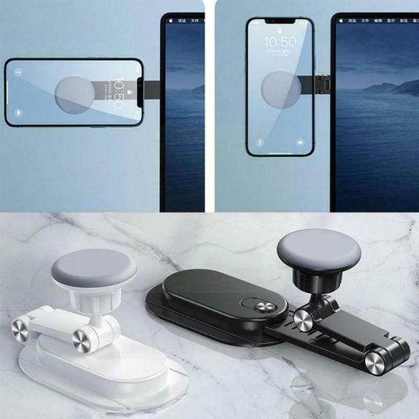 

cell phone mounts & holders 2021 lapcellphone mount multi screen support adjustable stand holder magnetic bracket for dual-screen intera
