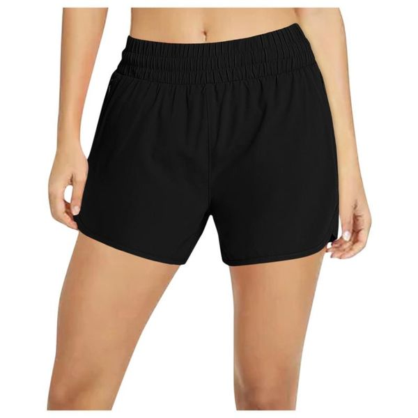 

women's shorts high waist sports women biker summer casual skinny fitness solid bodycon cycling slim bottoms, White;black