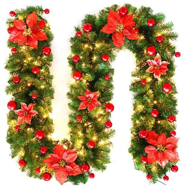 

strings christmas decoration rattan luxury hanging ornaments tree festival garland package