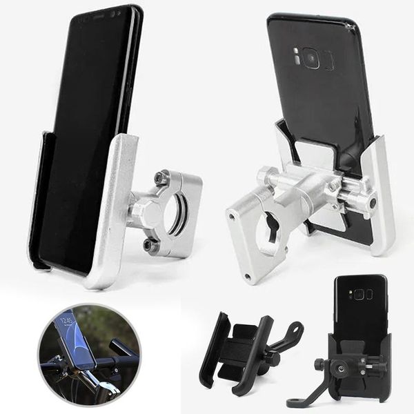 

car & truck racks universal metal bike phone rack aluminum alloy bicycle mobile holder motorcycle handlebar mount accessories