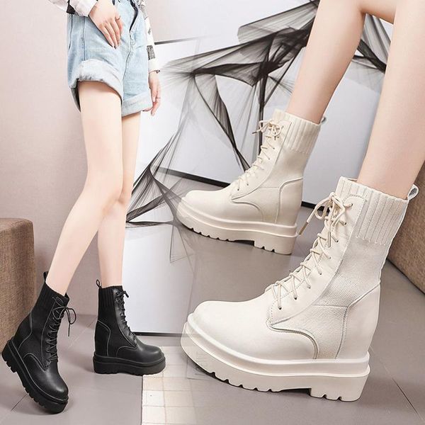 

boots combat patent leather women lace up gothic black platform ankle shoes botas mujer