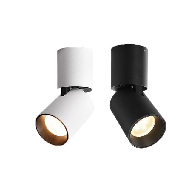 

spotlights indoor lighting cob surface mounted ceiling commercial adjustment rotating led household