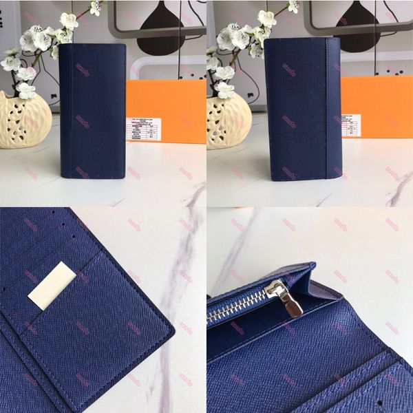 

blue folding designer wallet card can hold a lot of c46, Red;black