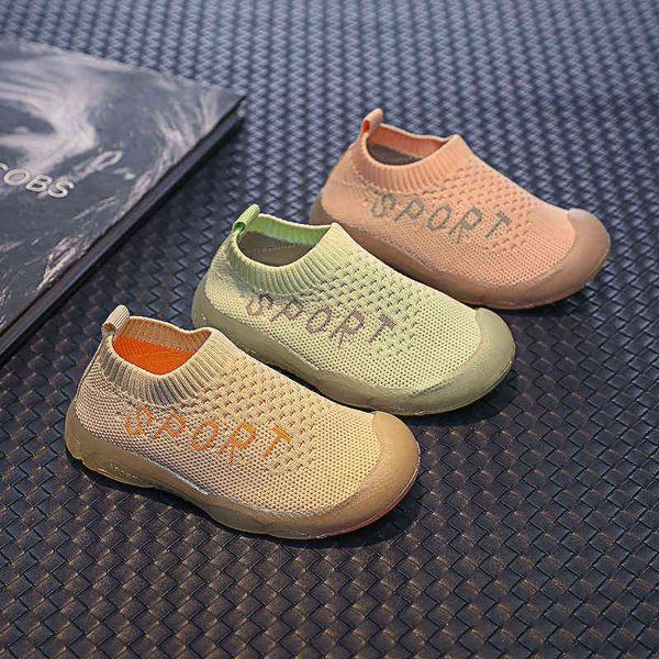 

spring and autumn soft soled baby walking shoes male 1-3 years old 2 kindergarten indoor one foot net shoes socks shoes home girls