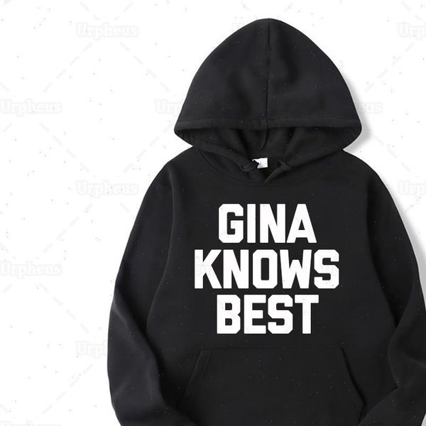 

brooklyn nine merch gina knows womens sweatshirt sweatershirt same style graphic, Black