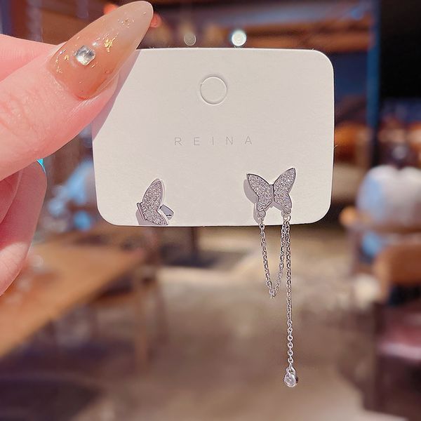 

wholesale price classic design studs titanium steel screw with drill earrings semi-circular opening with drill earrings for women gift 2k35, Golden;silver