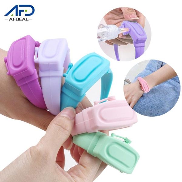 

sets wristband hand sanitizer dispensingr wearable dispenser pumps with squeeze bottle disinfectant wristbands for kids adults liquid soap