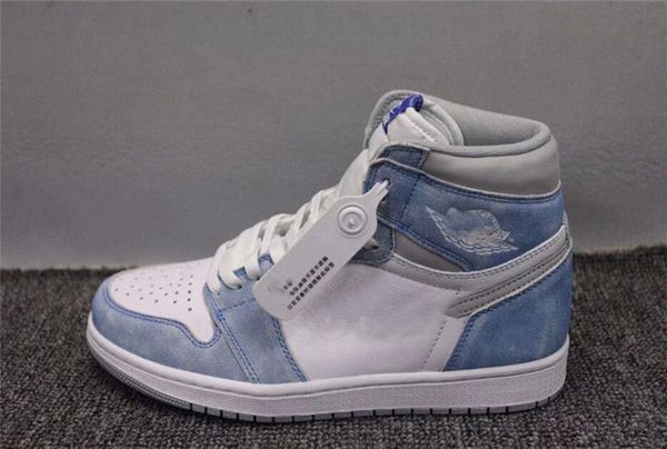 

1 1s high university blue mens shoes trainers sneakers 62jz#, Black