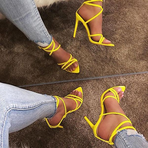 

dress shoes plus size 43 women pumps high heels woman sandals stiletto fashion female, Black