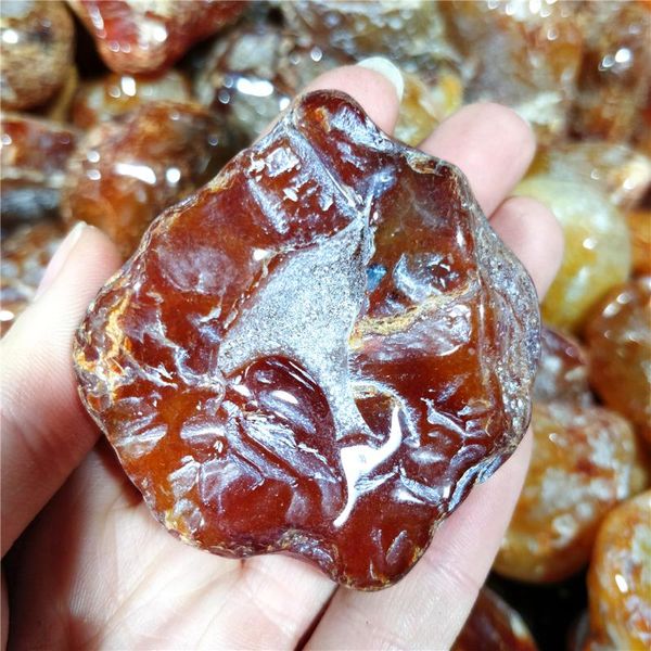 

decorative objects & figurines natural rough agate mineral quartz crystals pocket palm stone home desk healing decor feng shui specimens