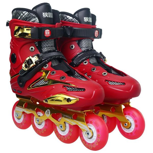 

roller shoes [spot wholesale] beginner skates fancy flat flower men and women inline &