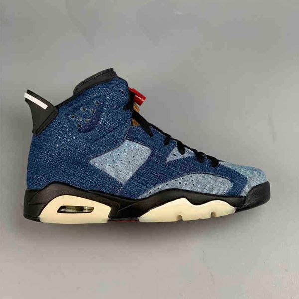 

jumpman 6 washed ddnim mens womens basketball shoes 6s fashion sneakersznv834em