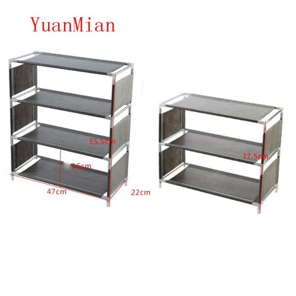 

3-5 layers non-woven shoe rack living room fabric dustproof cabinet organizer holder diy foldable stand shoes shelf clothing & wardrobe stor