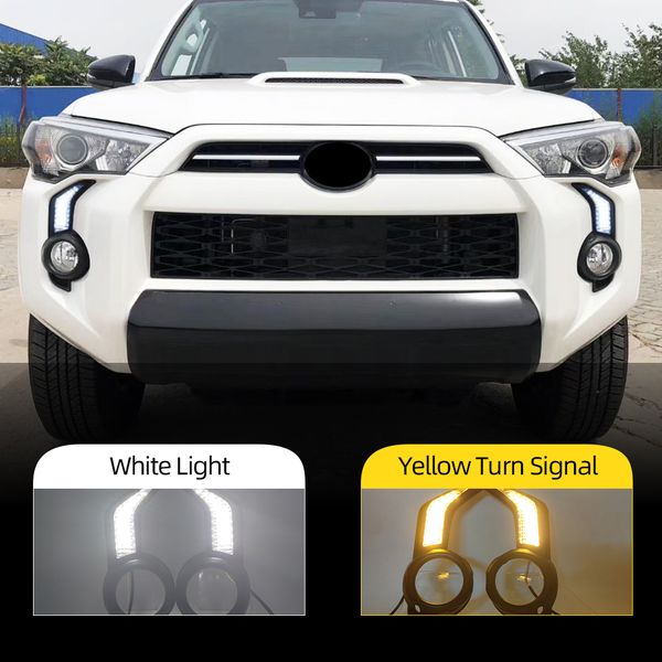 

2pcs led drl for toyota 4 runner 4runner 2014 2015 2016 2017 2018 2019 2020 2021 daytime running light foglights fog lamp