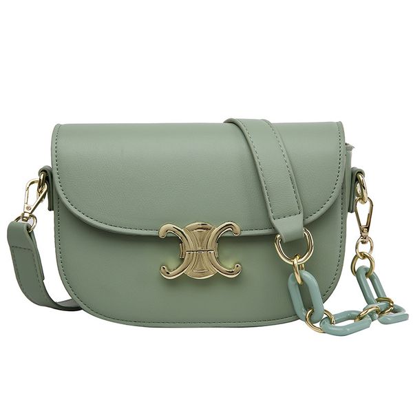 

70% off factory store ins messenger 2021 fashion armpit french lock saddle bag