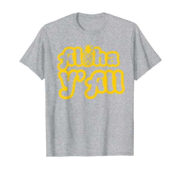 

aloha y'all t shirt pineapple vacation t-shirt hawaiian gift, White;black