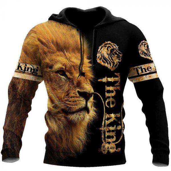 

3d couple sweatshirt trend puppy digital printing men printed hoodie visual impact party punk goth round neck sweater hoodie, Black