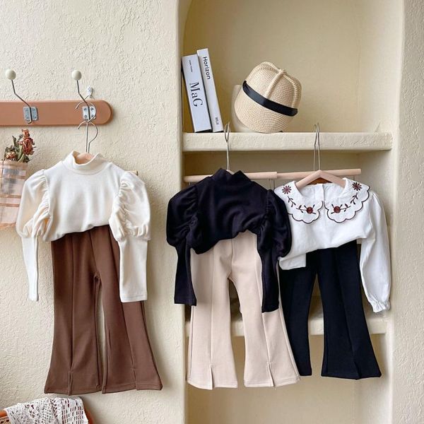 

trousers 2021 style girls pants fashion autumn long 3-8 years, Blue