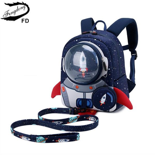 

fengdong anti lost baby backpack small kindergarten mini school bags for boys nursery bag waterproof bookbag