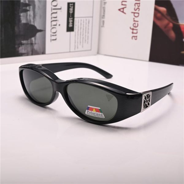 

sunglasses vazrobe women driving goggles polarized fit over eyeglasses frames cover clip on spectacles myopia female shades, White;black