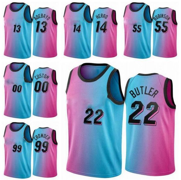 

basketball jersey jimmy butler bam adebayo tyler herro kendrick nunn any player pressing custom jerseys, Black;red