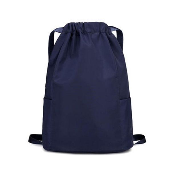 

backpack drawstring pocket large capacity waterproof sports fitness leisure travel bag