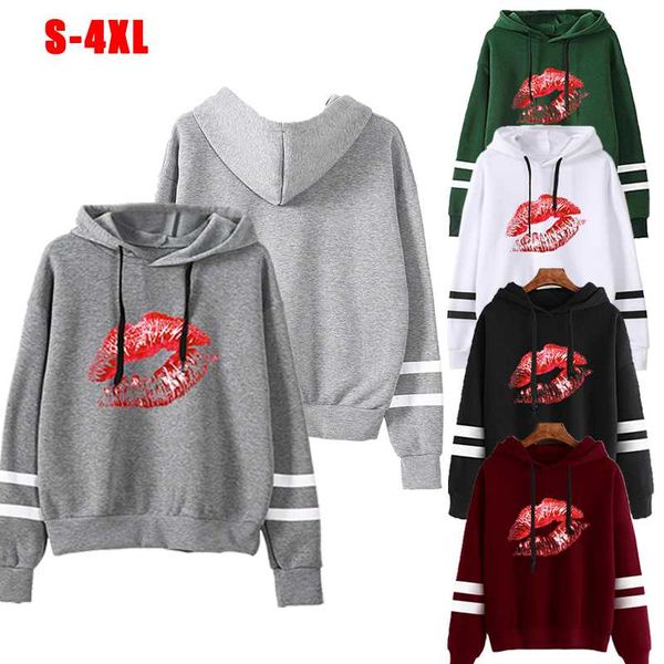 

women's hoodies & sweatshirts autumn 2021 fashion sports suit casual hoodie long-sleeved jogging, Black