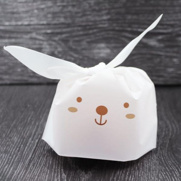 

gift wrap 50pcs biscuit wedding baking ear party supplies cartoon cute packing cookies candy bag