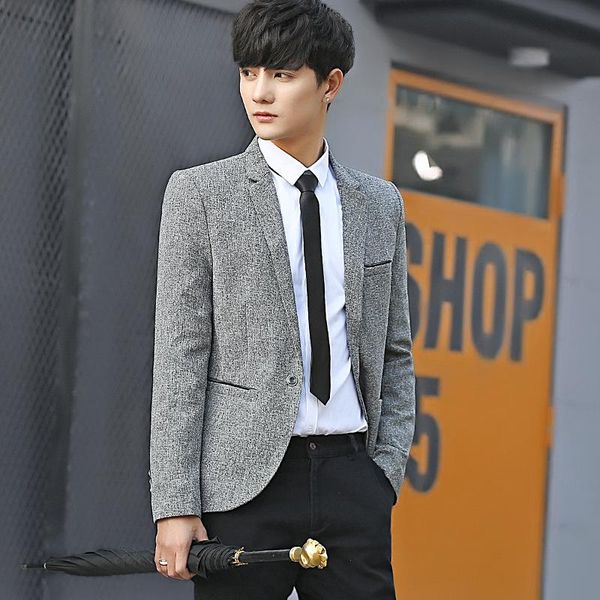 

men's suits & blazers 2021 autumn winter classic british style slim smart casual single breasted great quality business, White;black