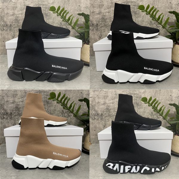 

2022 designer women men speed trainers casual shoes luxury leather lace up platform oversized sole sneakers white black shoelace red