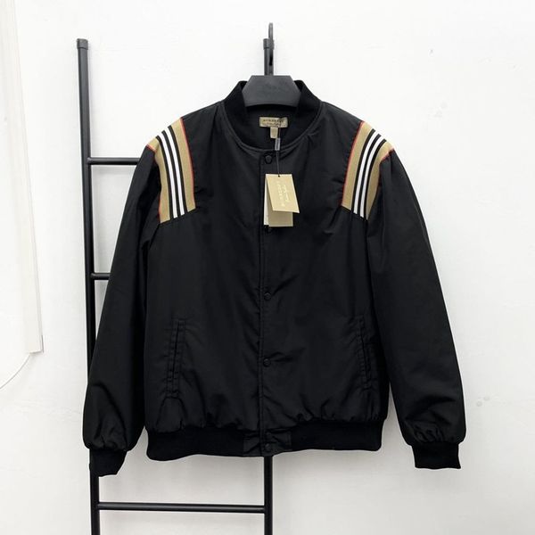 

men's jackets flocking leather sleeves baseball coat uniform fashion single breasted warm couples varsity coats men's and outerwea, Black;brown