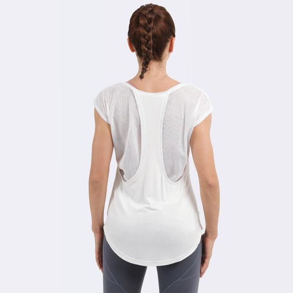 

yoga outfit women sport shirts mesh patchwork loose running shirt fitness short sleeve t-shirt quick dry gym workout blouse female
