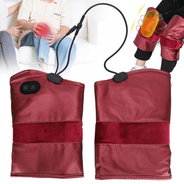 

electric heating knee massager 3 gears temperature control leg 100-240v massagers