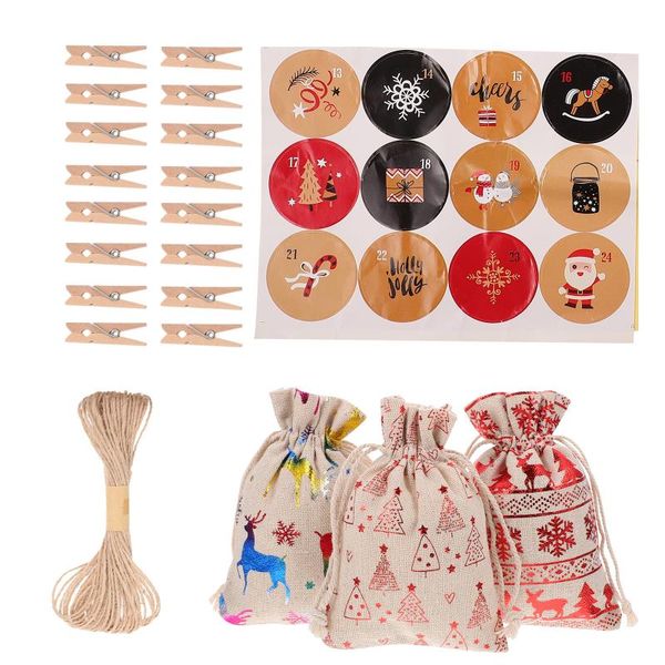 

gift wrap 1 set diy christmas storage containers wrapping pouches children bags