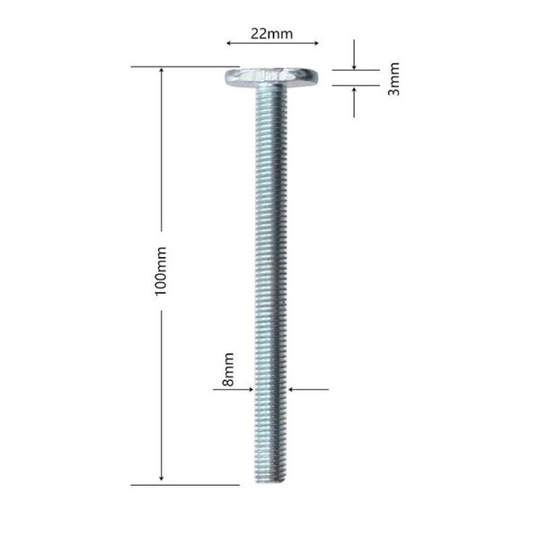 

professional hand tool sets 2 m8 t screw and plastic knob nut slot m8x100mm t-slider bolt with thumb for miter track t-track