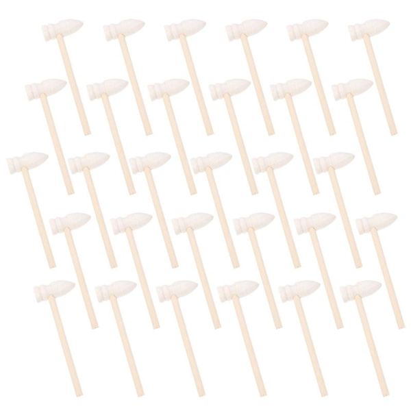 

hand tools 30pcs wooden hammers mini hitting manual kid toys po props