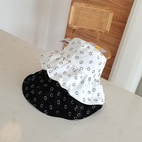 

wide brim hats printed fisherman hat woman thin spring and summer small fresh sunscreen protection folding outdoor basin fashion girl, Blue;gray