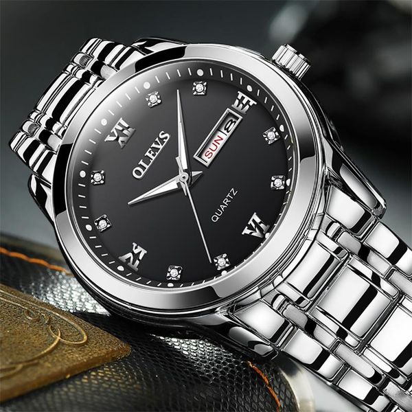 

wristwatches mens watches quartz men wristwatch waterproof sport automatic date watch for relogio masculino, Slivery;brown