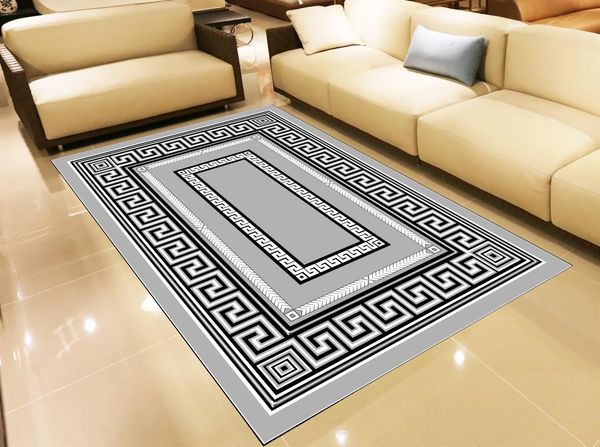 

carpets gray living room carpet rug, home kilim, floor non-slip area modern durable, thick decorative kilim soft decor