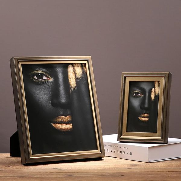

frames american style picture vintage rectangle single-frame europe quadros decorativos modern decor bd50ff
