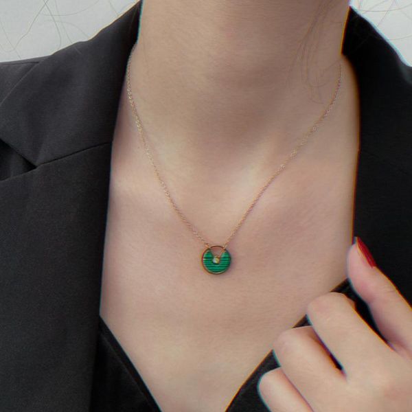 

pendant necklaces vsnow retro shiny rhinestone round geometric for women girls gold color alloy open chokers necklace jewellery, Silver