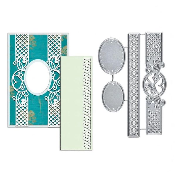 

painting supplies diyarts oval frame dies rectangle border metal cutting scrapbooking for craft card making diy embossing stencil