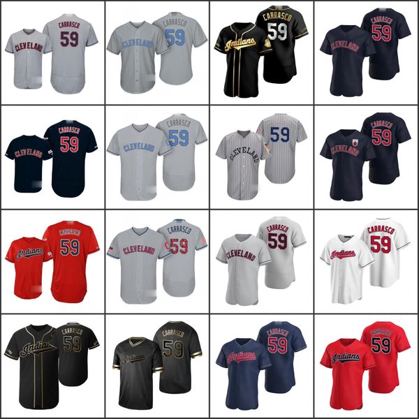 

cleveland indians men 59 carlos carrasco women youth jerseys, Black;red