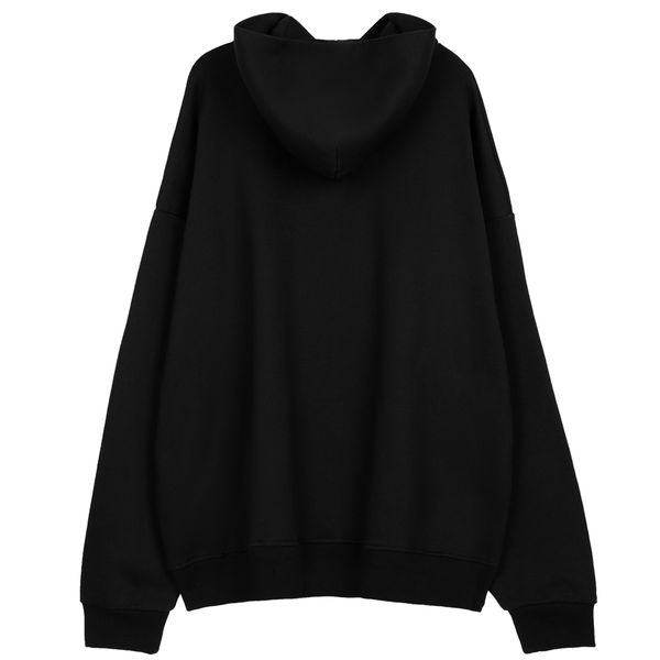 

hip men in hoodies streetwear harajuku sweatpants oversized cotton autumn hiphop hoodie, Black