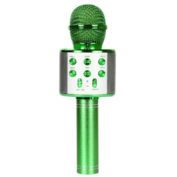 

microphones 858l wireless color light microphone with selfie function protable 360 degrees surround sound quality speakers