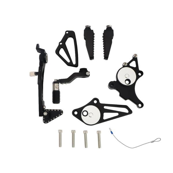 

pedals for r nine t r9t rninet 2014-2021 cnc adjustable folding rearset footrest sets rear foot brake lever pedal gear shift