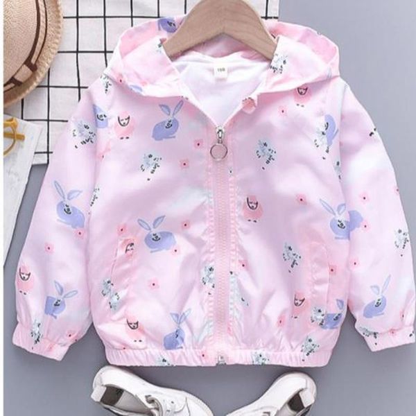 

jackets fashion toddler infant kids baby grils boys long sleeve zipper windbreaker cartoon printed hooded coat outerwear#g4, Blue;gray