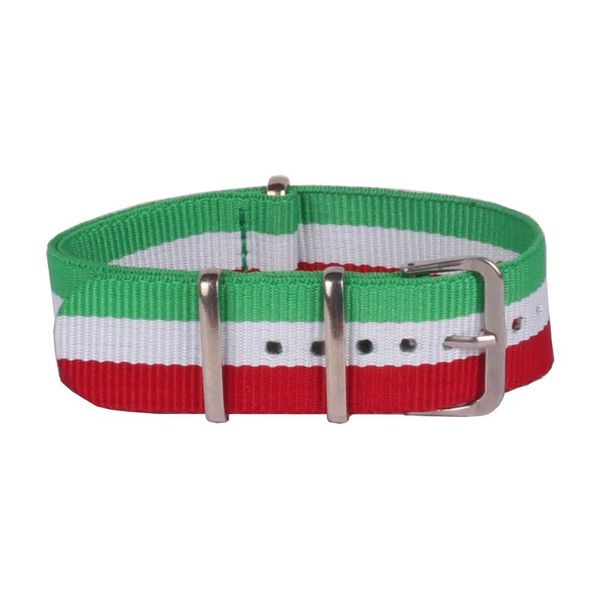 

watch bands wholesale fashion watchbands men women military army nylon watches green red white straps wristwatch band buckle 20mm belts, Black;brown