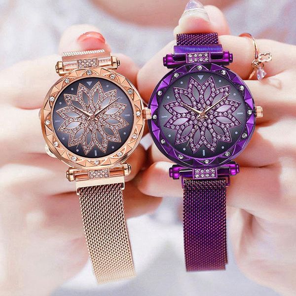 

women watches woman 2021 crystal fashion clock quartz ladies wrist for relogio feminino wristwatches, Slivery;brown
